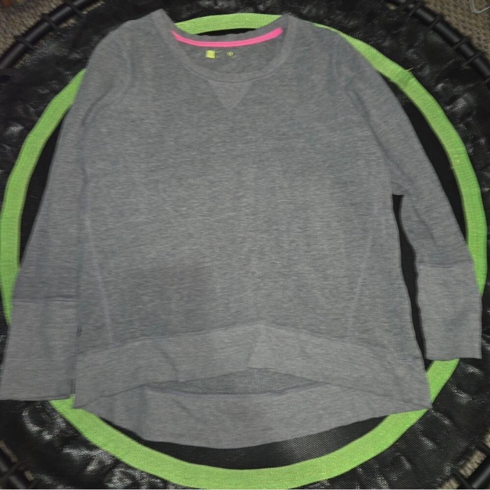 Xersion Heather Gray Long Sleeve Top